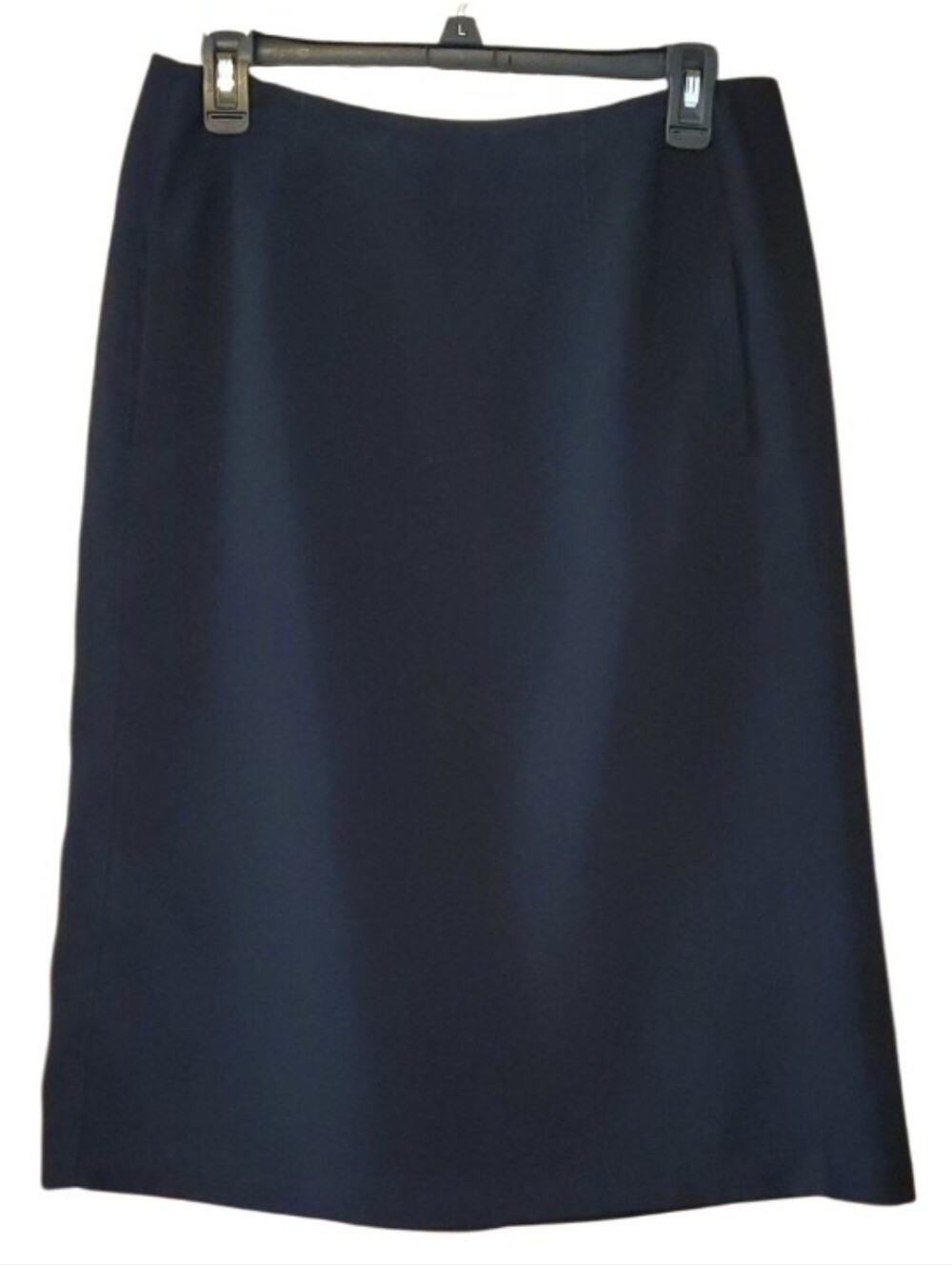 Peter Nygard Women's Black Essential Pencil Skirt with Pockets Size 10